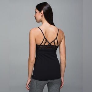 Lululemon Black Strappy Tank